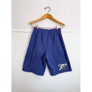 Champion Men's 10-Inch Powerblend Fleece Shorts with Sneaker Logo 90s Style